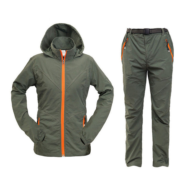 The Essential Waterproof Sport Jacket & Hiking Pants Set