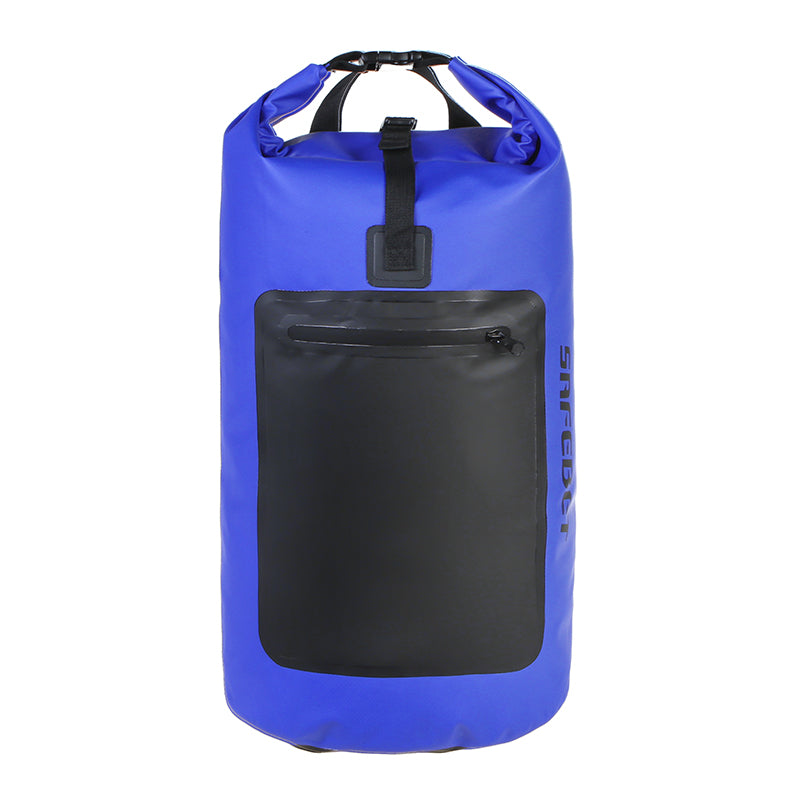 Waterproof Dry Bag Heavy Duty Roll-Top Closure For Beach Rafting Boating Hiking Camping Fishing Outdoor Running Backpack 45L