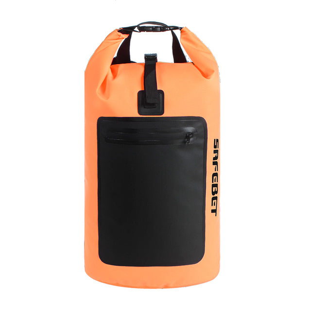 Waterproof Dry Bag Heavy Duty Roll-Top Closure For Beach Rafting Boating Hiking Camping Fishing Outdoor Running Backpack 45L