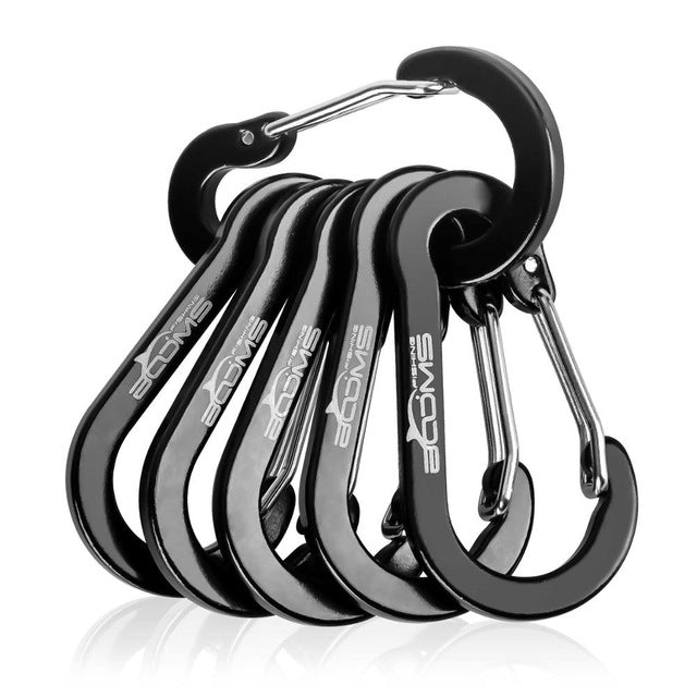 6-Piece Carabiner Set