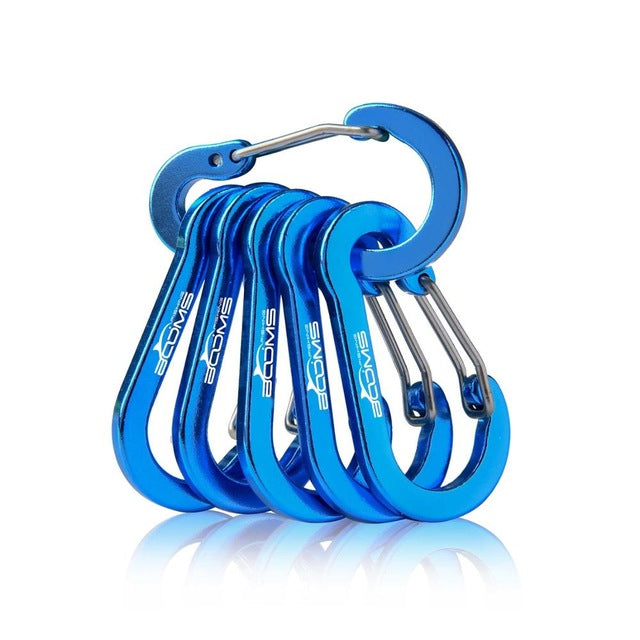 6-Piece Carabiner Set