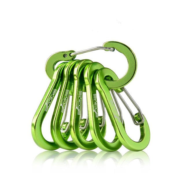 6-Piece Carabiner Set