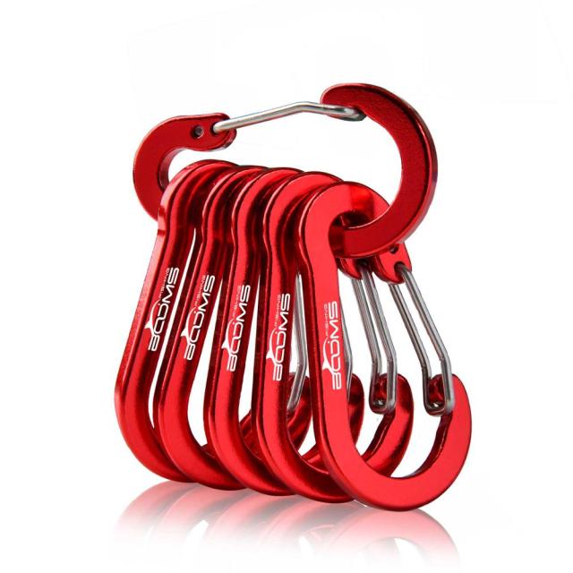 6-Piece Carabiner Set