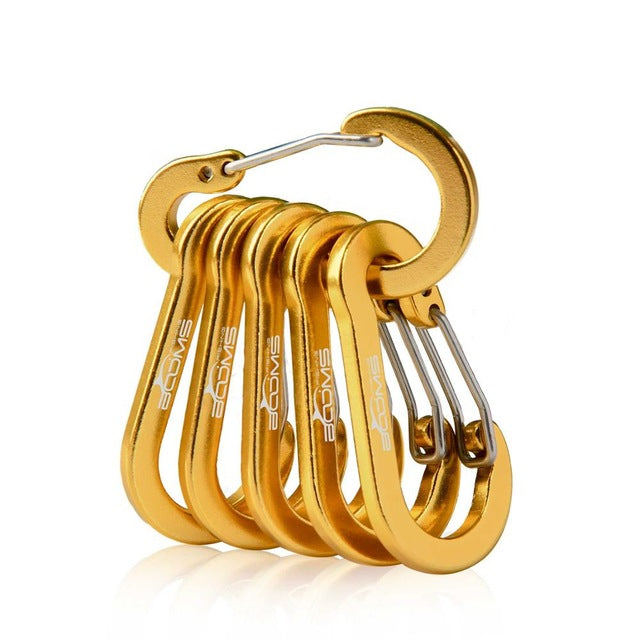 6-Piece Carabiner Set