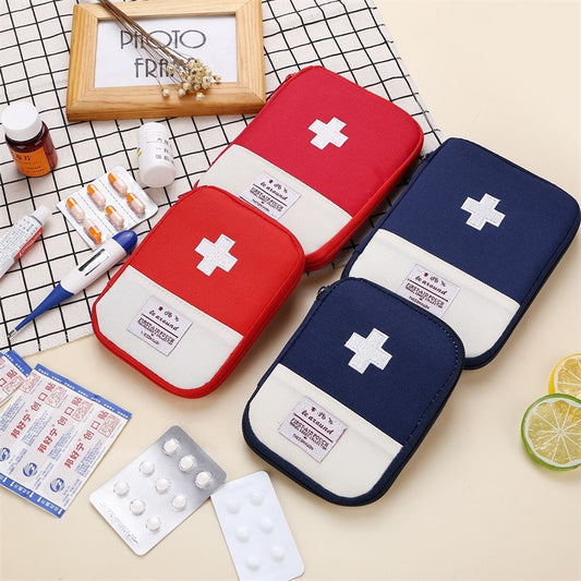 Portable First Aid Medical Kit Travel Outdoor Camping Useful Mini Medicine Storage Bag Camping Emergency Survival Bag Pill Case