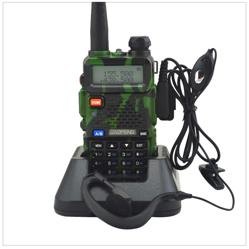 Baofeng UV-5R Two-Way Radio with Headset/Earpiece