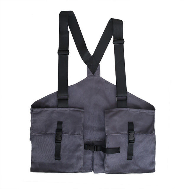 The Street Survivalist Back Cargo Vest