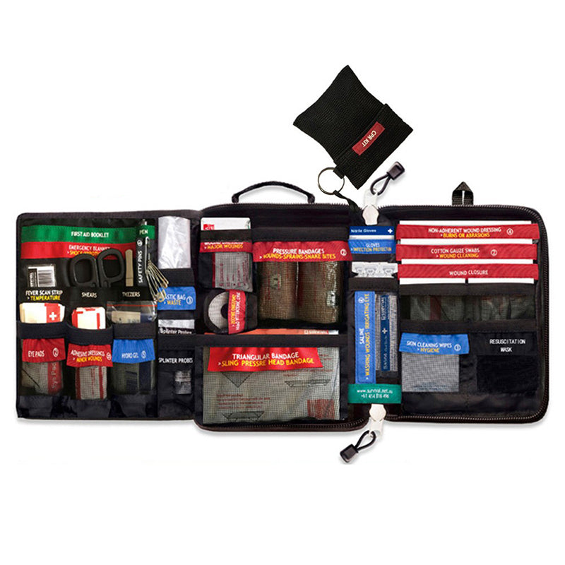 Safe  Wilderness Survival Car Travel First Aid Kit Medical Bag Outdoors First-Aid Kit Camping Emergency Kit Treatment Pack Set