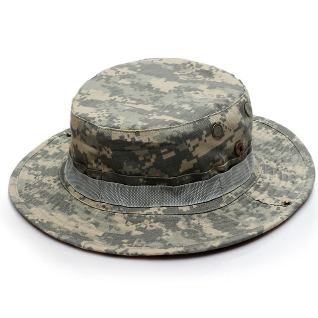 US Army Camouflage BOONIE HAT Thicken Military Tactical Cap Hunting Hiking Climbing Camping MULTICAM HAT 20 Color KA056