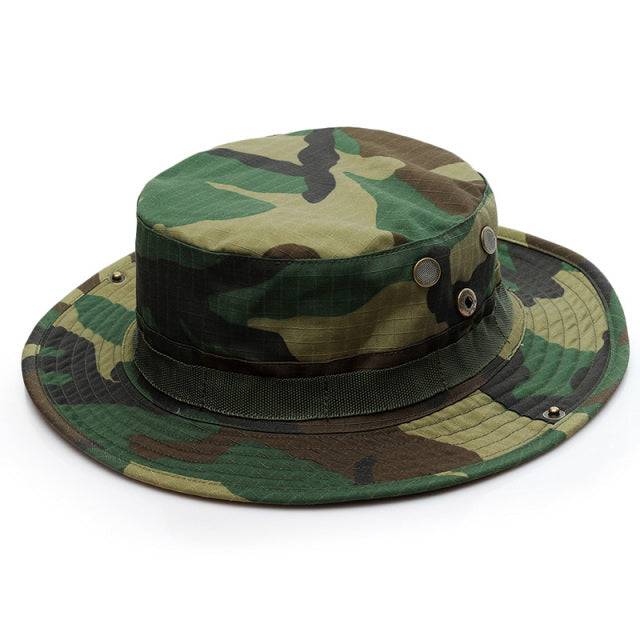 US Army Camouflage BOONIE HAT Thicken Military Tactical Cap Hunting Hiking Climbing Camping MULTICAM HAT 20 Color KA056