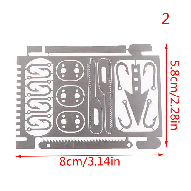 17-in-1 Hunting Survival Card