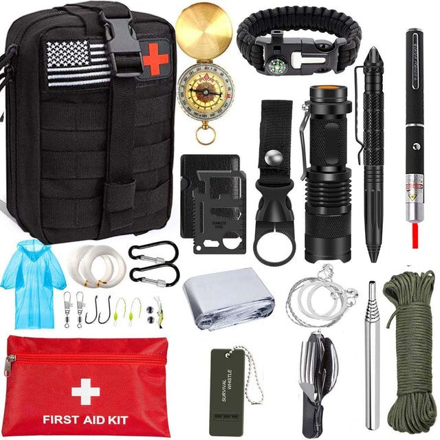 The 45-in-1 Basic Explorer Survival Gear Kit