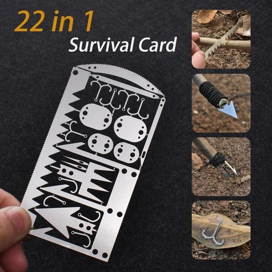 Ultralight Survival Card Tool