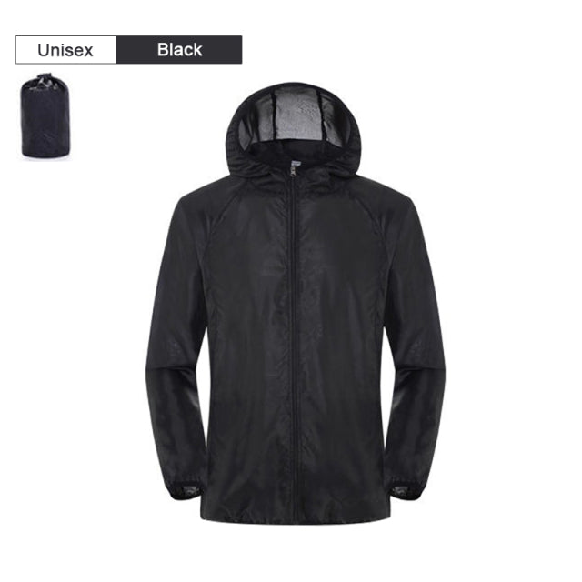 Men Women Hiking Jacket Waterproof Quick Dry Camping Hunting Clothes Sun-Protective Outdoor Sports Coats Anti UV Windbreaker