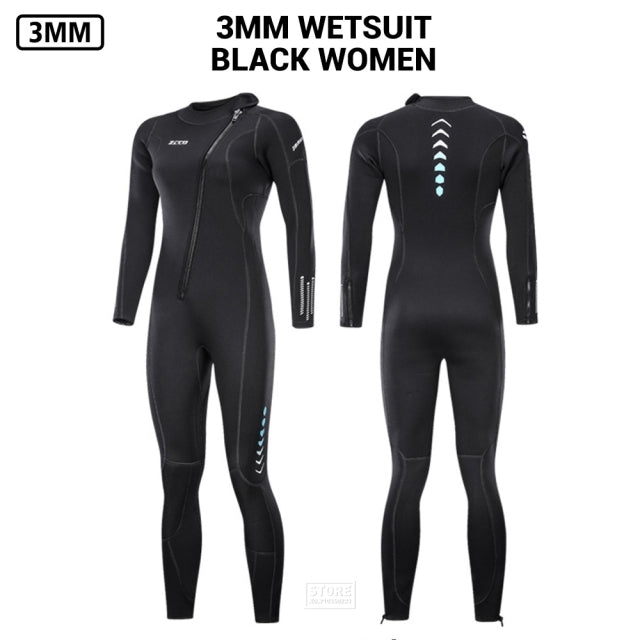 Men Wetsuit 3mm Neoprene Surfing Scuba Diving Snorkeling Swimming Body Suit Wet Suit Surf Kitesurf  Clothes Equipment