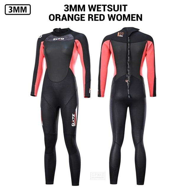 Men Wetsuit 3mm Neoprene Surfing Scuba Diving Snorkeling Swimming Body Suit Wet Suit Surf Kitesurf  Clothes Equipment