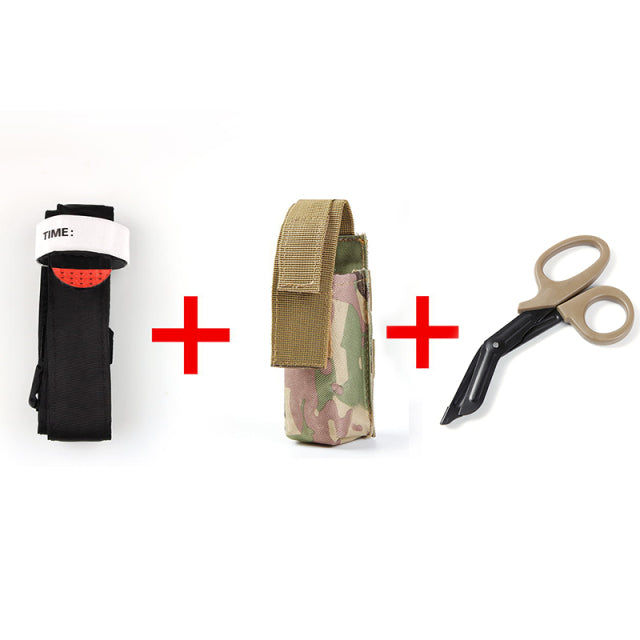 Outdoor Survival Tourniquet Fast Hemostasis Medical Emergency Tactical Military Exploration One-Handed Operation