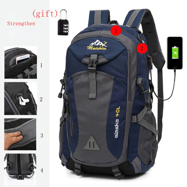 The Mountaineer's Water-Resistant Backpack