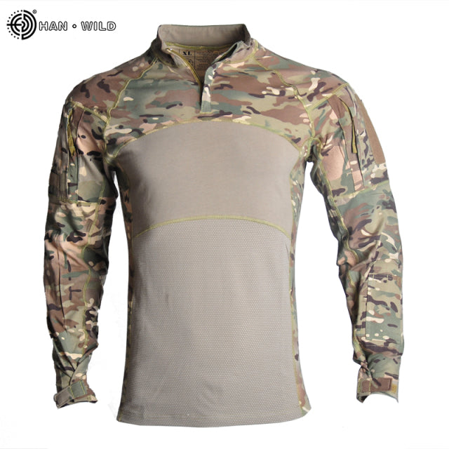 Military Uniform Tactical Combat Shirt Us Army Clothing Tatico Tops Airsoft Multicam Camouflage Hunting Fishing Pants Elbow/Knee