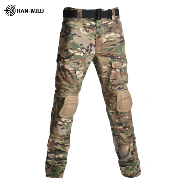 Military Uniform Tactical Combat Shirt Us Army Clothing Tatico Tops Airsoft Multicam Camouflage Hunting Fishing Pants Elbow/Knee