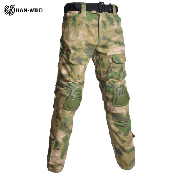 Military Uniform Tactical Combat Shirt Us Army Clothing Tatico Tops Airsoft Multicam Camouflage Hunting Fishing Pants Elbow/Knee