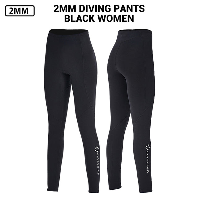 Neoprene 2MM Men Women Wetsuit Jacket Pants Scuba Diving Suit Surf Snorkeling Underwater Fishing Spearfishing Kitesurf Equipment