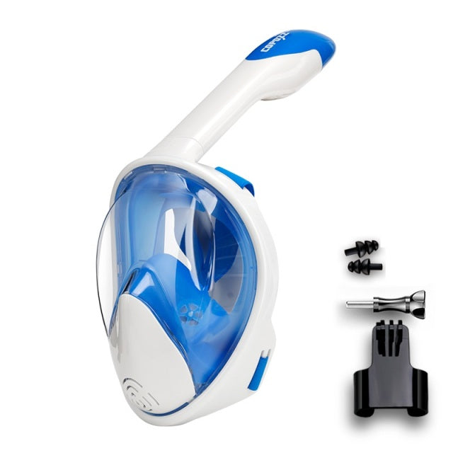 The Water Warrior Full-Face Snorkel Mask with Camera Mount