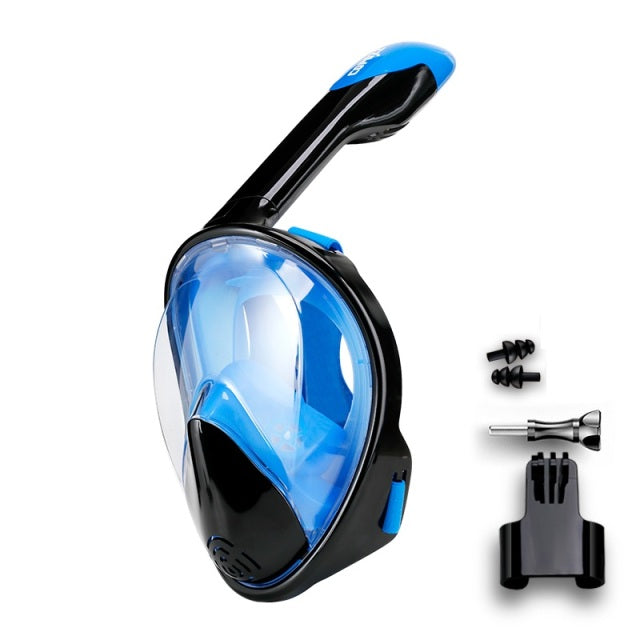 The Water Warrior Full-Face Snorkel Mask with Camera Mount