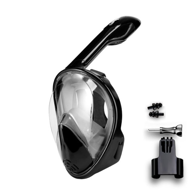 The Water Warrior Full-Face Snorkel Mask with Camera Mount