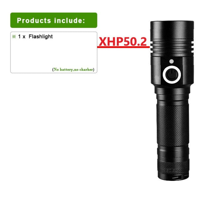 Super XHP120 Most Powerful Led Flashlight XHP90 High Power Torch light Rechargeable Tactical flashlight 18650 Usb Camping Lamp