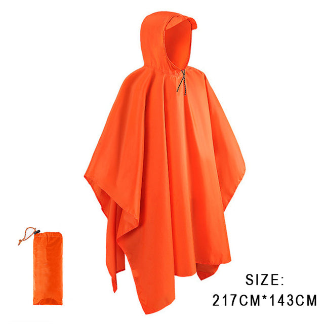 The 3-in-1 Waterproof Survival Poncho