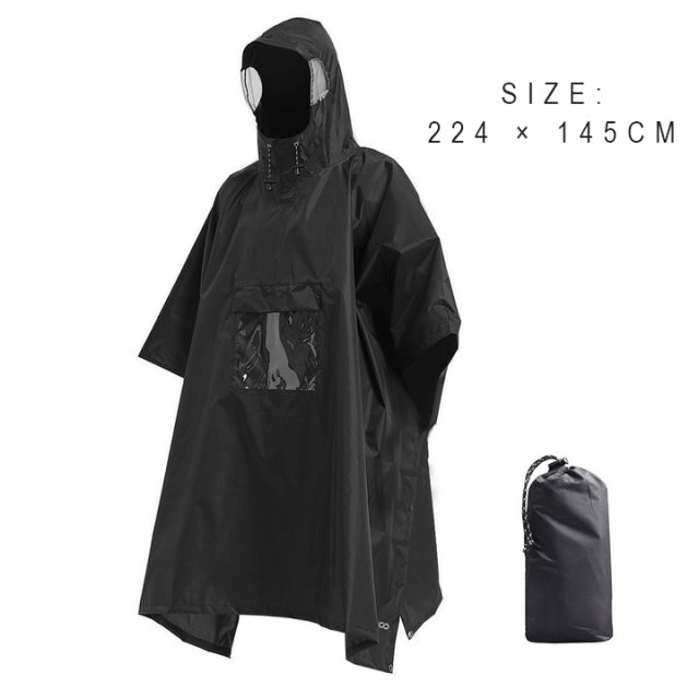 The 3-in-1 Waterproof Survival Poncho