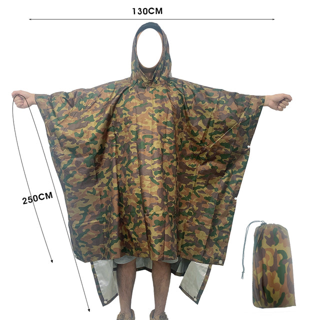 The 3-in-1 Waterproof Survival Poncho