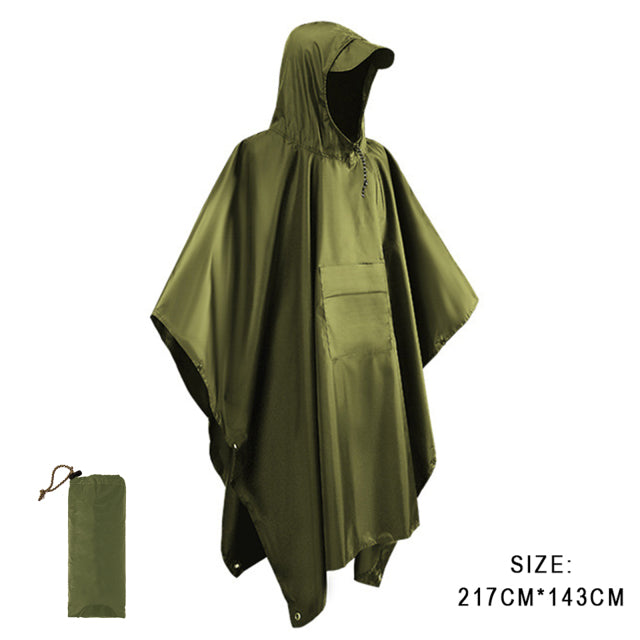 The 3-in-1 Waterproof Survival Poncho