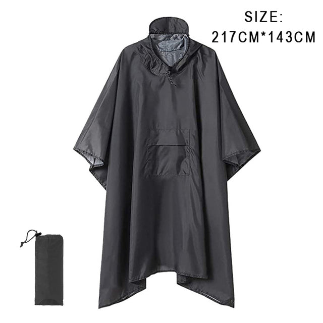 The 3-in-1 Waterproof Survival Poncho