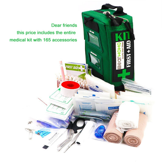 The Ultimate 165-Piece Emergency Medical Rescue First-Aid Kit & Medic Bag