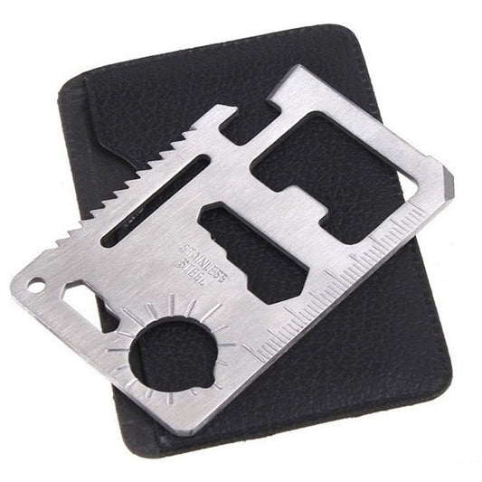 11-in-1 Stainless Steel Multitool Card