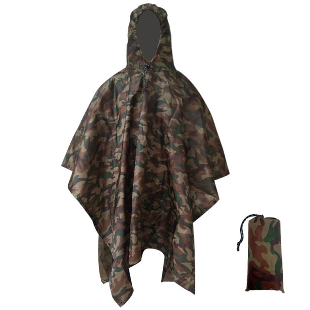 The 3-in-1 Waterproof Survival Poncho