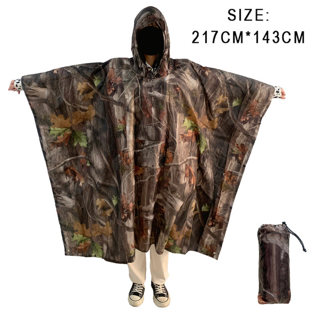 The 3-in-1 Waterproof Survival Poncho