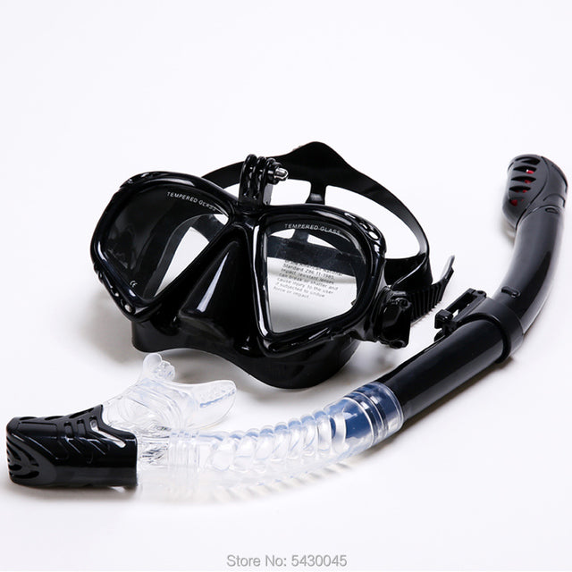 The Water Warrior Snorkel Tube & Goggles Set