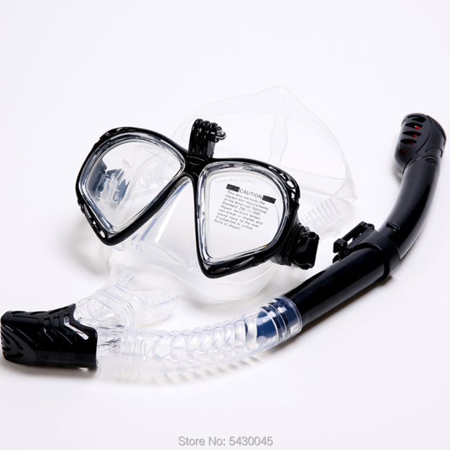 The Water Warrior Snorkel Tube & Goggles Set