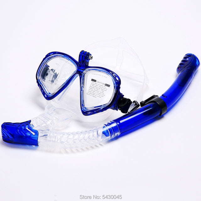 The Water Warrior Snorkel Tube & Goggles Set