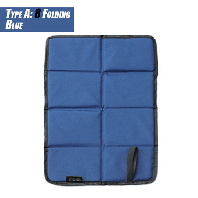 New Oxford Cloth Folding Camping Mat Portable Outdoor Waterproof Foam Sitting Pad Beach Mat Prevent Dirty Hiking Small Seat Pad