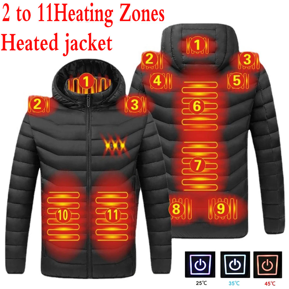 Rechargeable Heated Winter Jacket