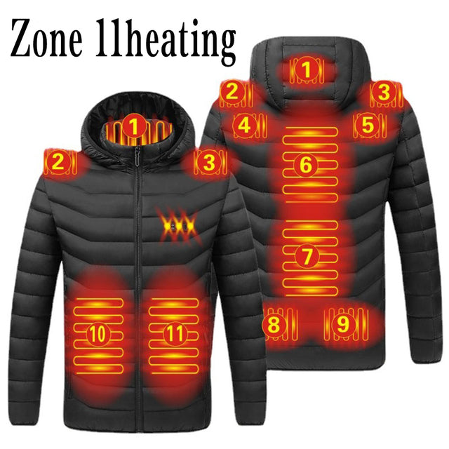 Rechargeable Heated Winter Jacket