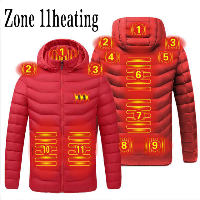 Rechargeable Heated Winter Jacket