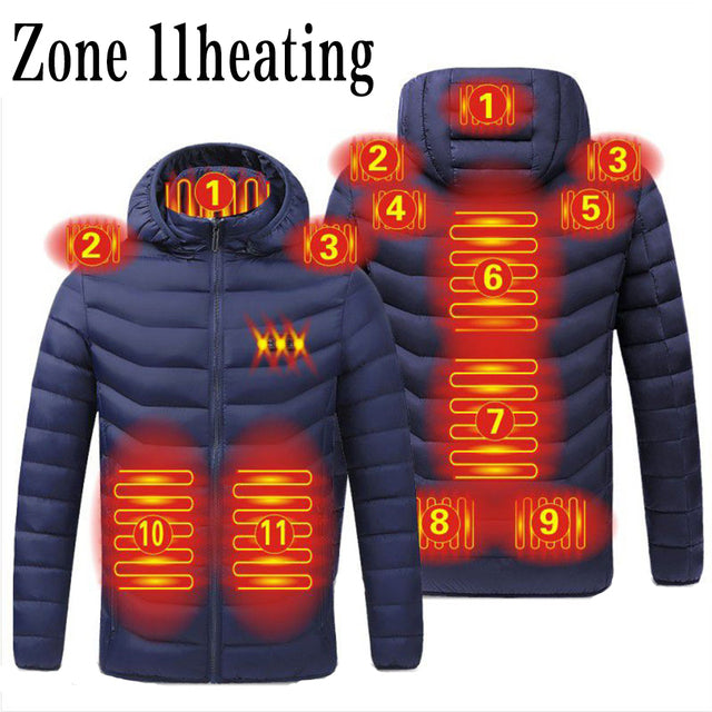 Rechargeable Heated Winter Jacket