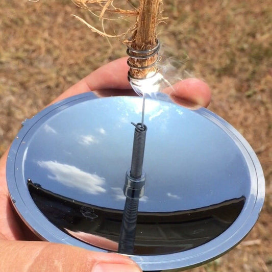 Emergency Solar Glare Fire Starting Tool