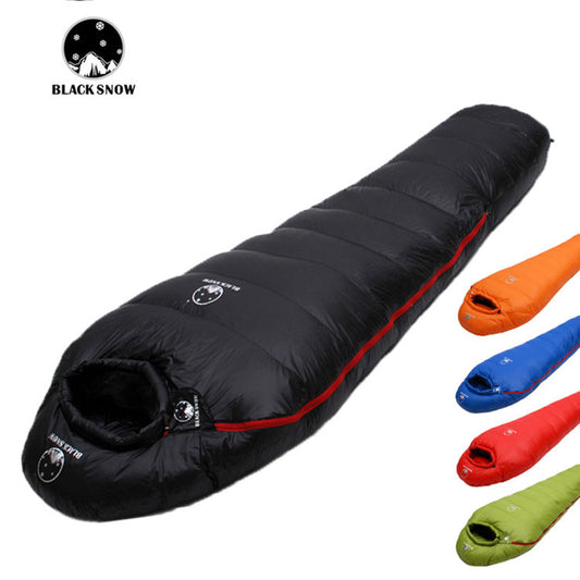 The Ultimate Goose-Down Sleeping Bag by Black Snow