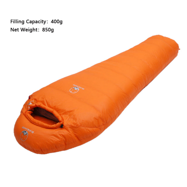 The Ultimate Goose-Down Sleeping Bag by Black Snow